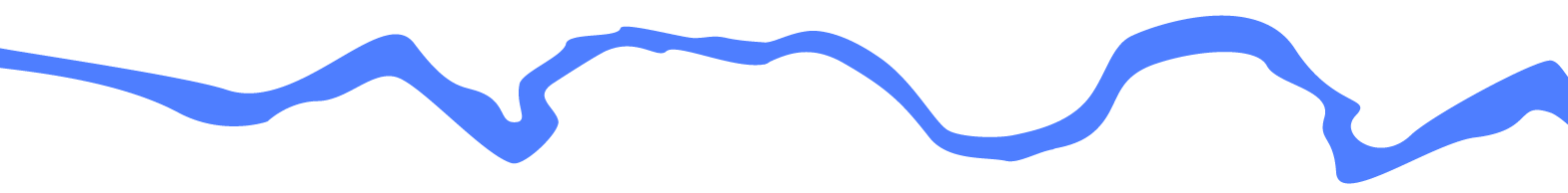 Shape of a river, dividing the text.