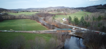 Covered bridge in Montgomery, VT